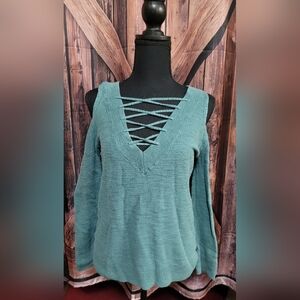 Express (XS) Cold Shoulder Top